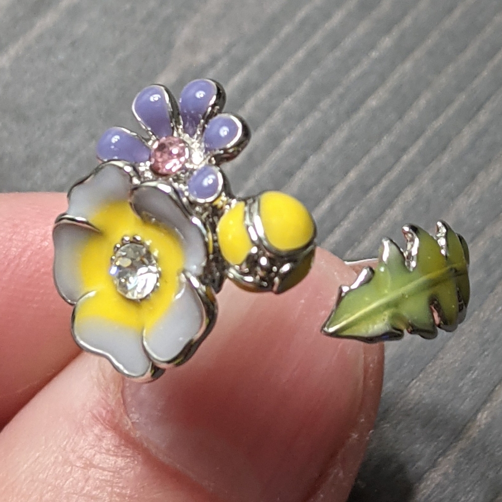 Adjustable Flower Ring